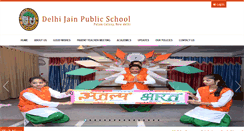 Desktop Screenshot of delhijainschool.com
